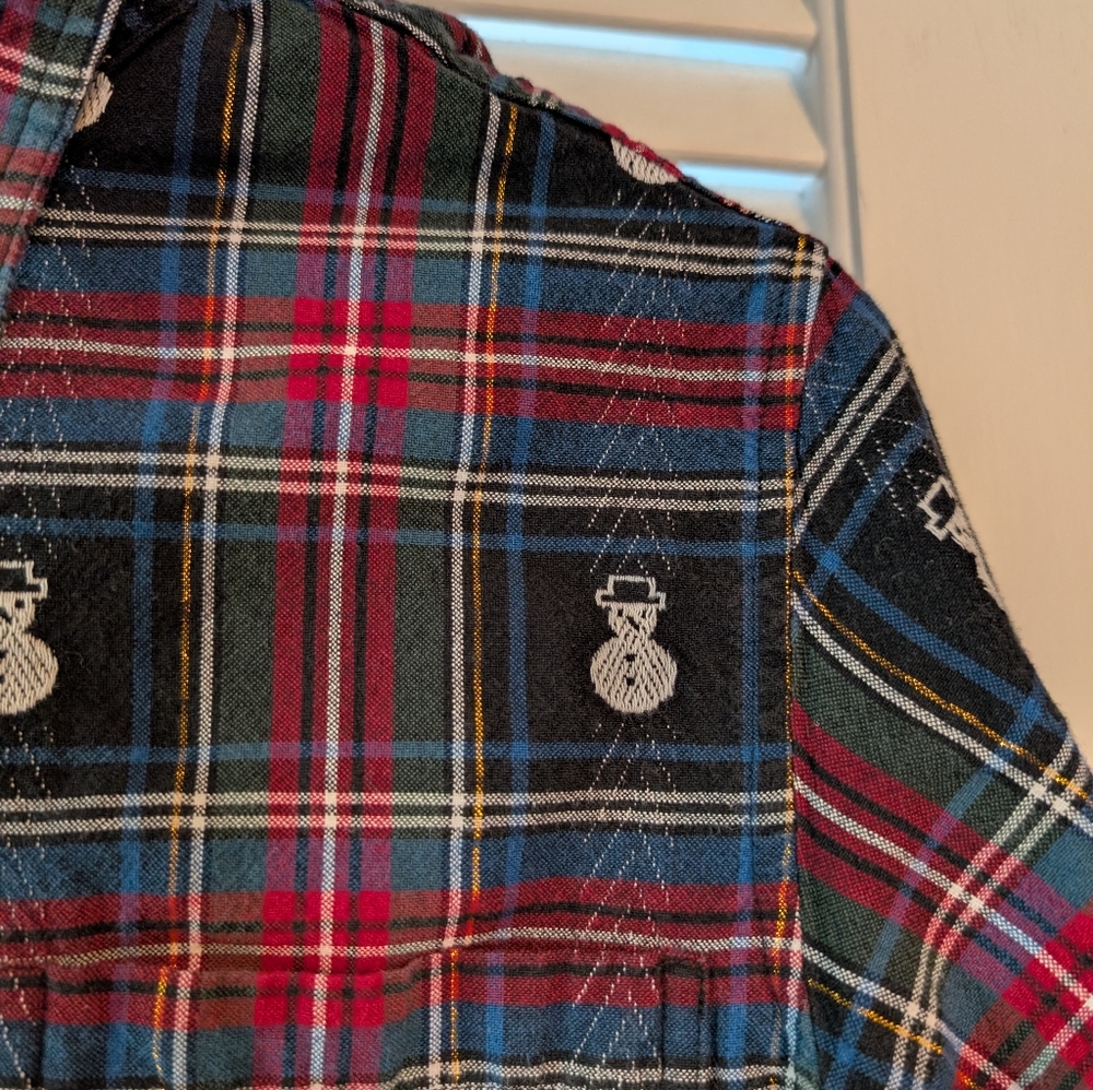 Vintage Classic Elements Medium Button Up Snowman… - image 3